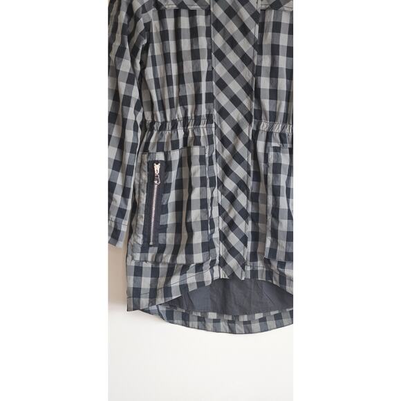 My Anorak Water Resistant Jacket, Elegant Black & Silver Check, S XS - Picture 3 of 10